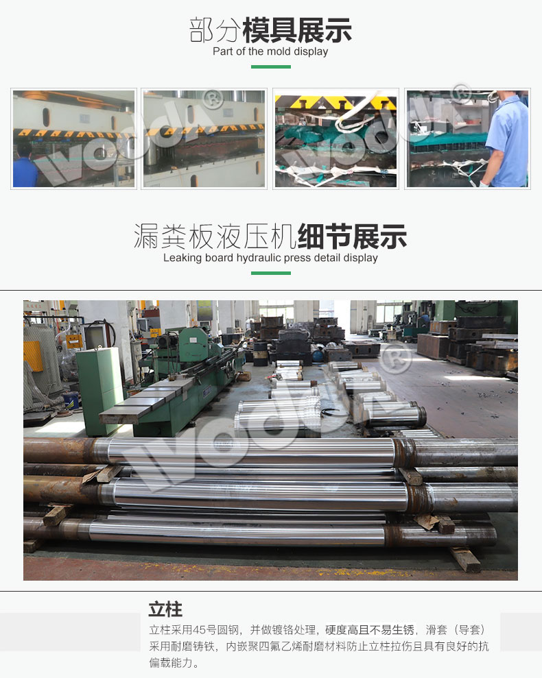 漏(lou)糞闆液壓機模(mó)具展示