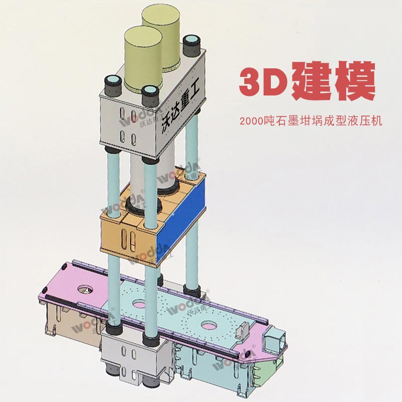 石墨坩埚液(ye)壓機 石墨坩(gān)埚液壓機