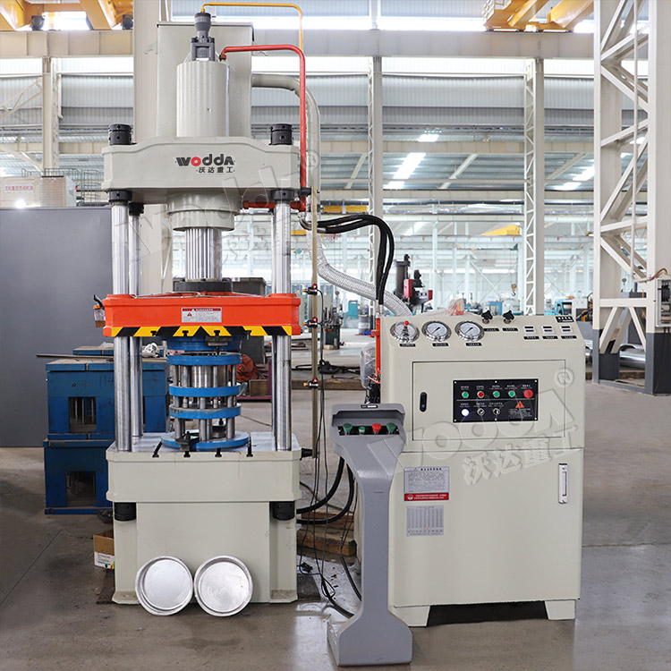 100噸不鏽鋼電(diàn)機端蓋拉伸(shen)液壓機 100噸不(bu)鏽鋼電機端(duan)蓋拉伸液壓(ya)機